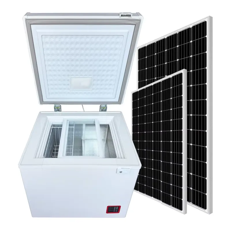 Commercial Chest Freezer - 고품질 68L 수평형 태양광 냉동고 디스플레이